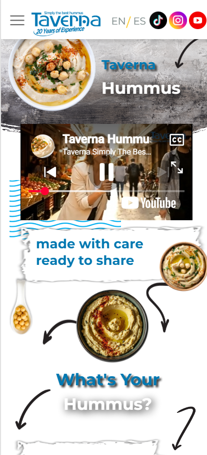Taverna — אתר מקצועי